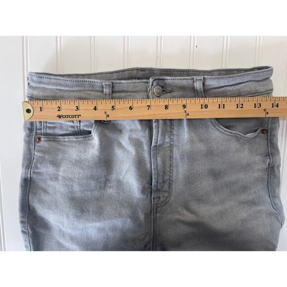 Old Navy Extra High Rise Super Skinny Jeans Denim Gray Size Womens 10 - Picture 7 of 8